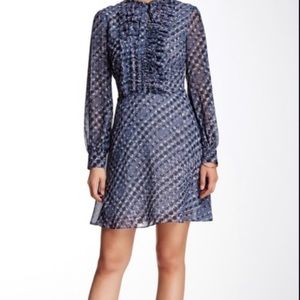 CeCe  Kylee long sleeve ruffle dress